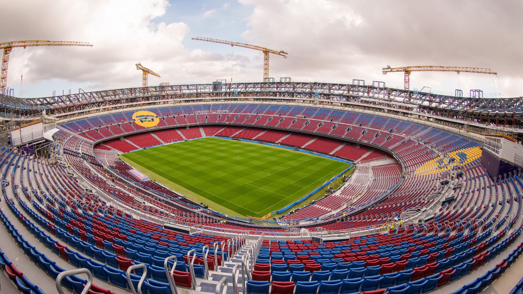 Las obras del Camp Nou. (FC Barcelona)