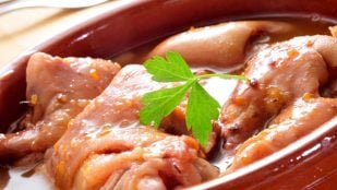 Receta de manitas de cerdo