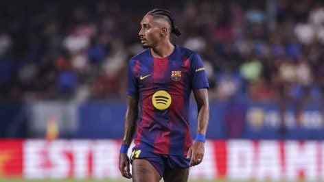 Raphinha, en un partido del FC Barcelona. (Europa Press)