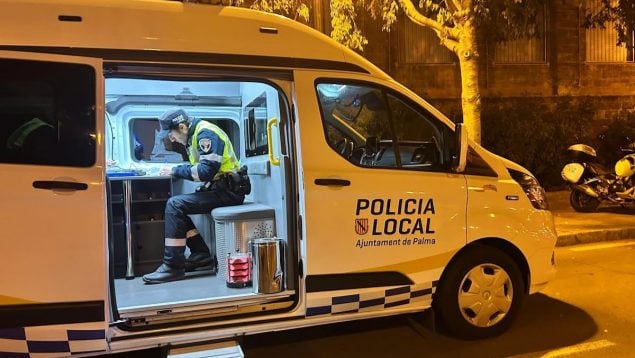 conductor ebrio Palma