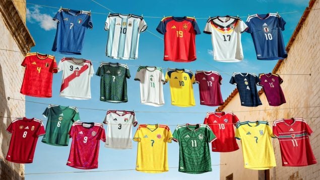camisetas selecciones Adidas Mundial