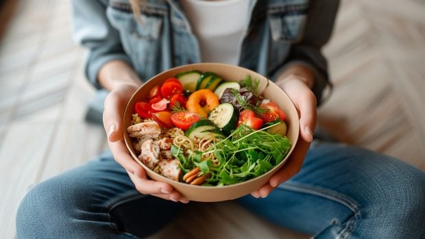 Dieta saludable. Generado por IA. 