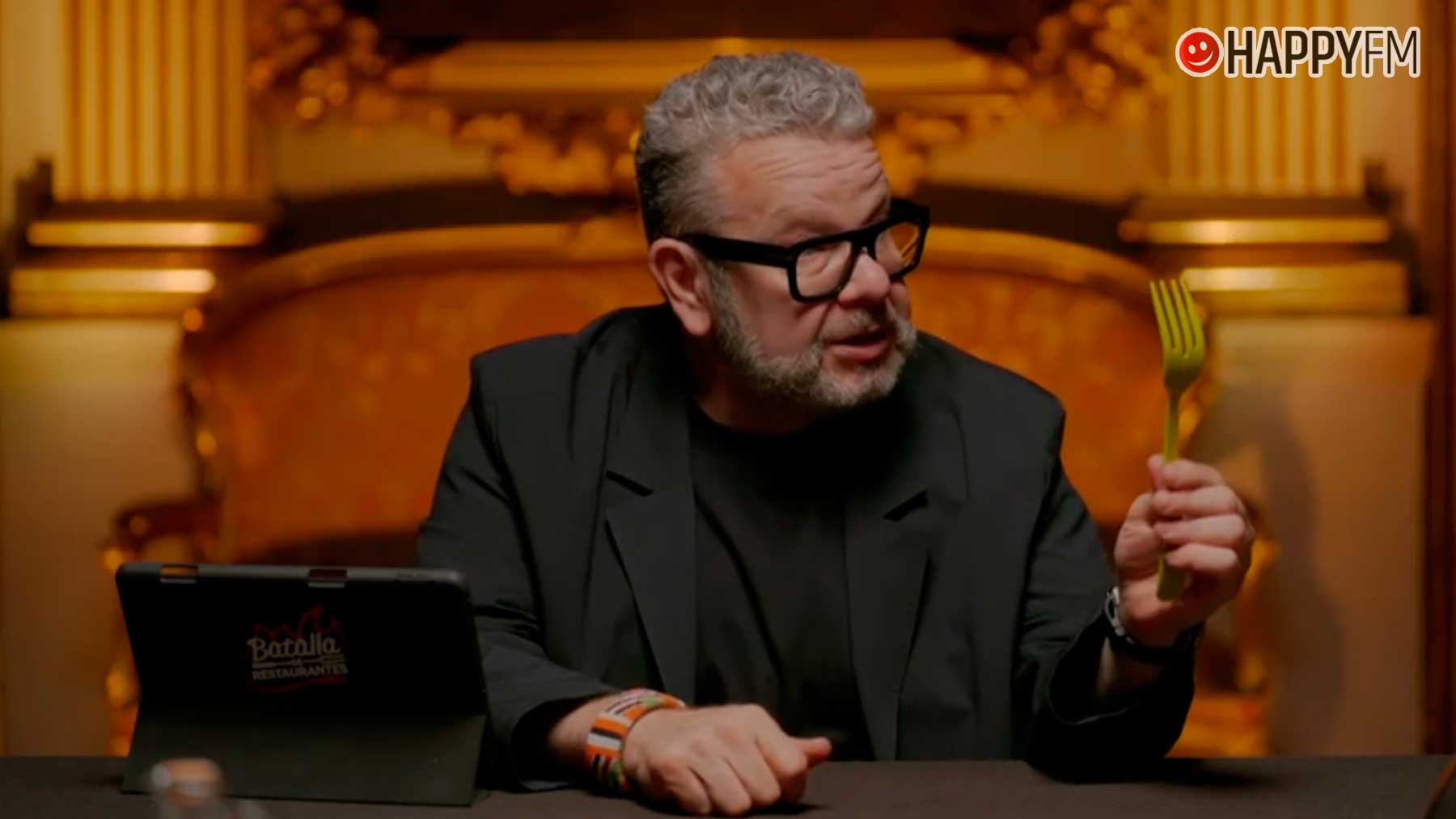 Alberto Chicote en ‘Batalla de restaurantes’ (Atresmedia).