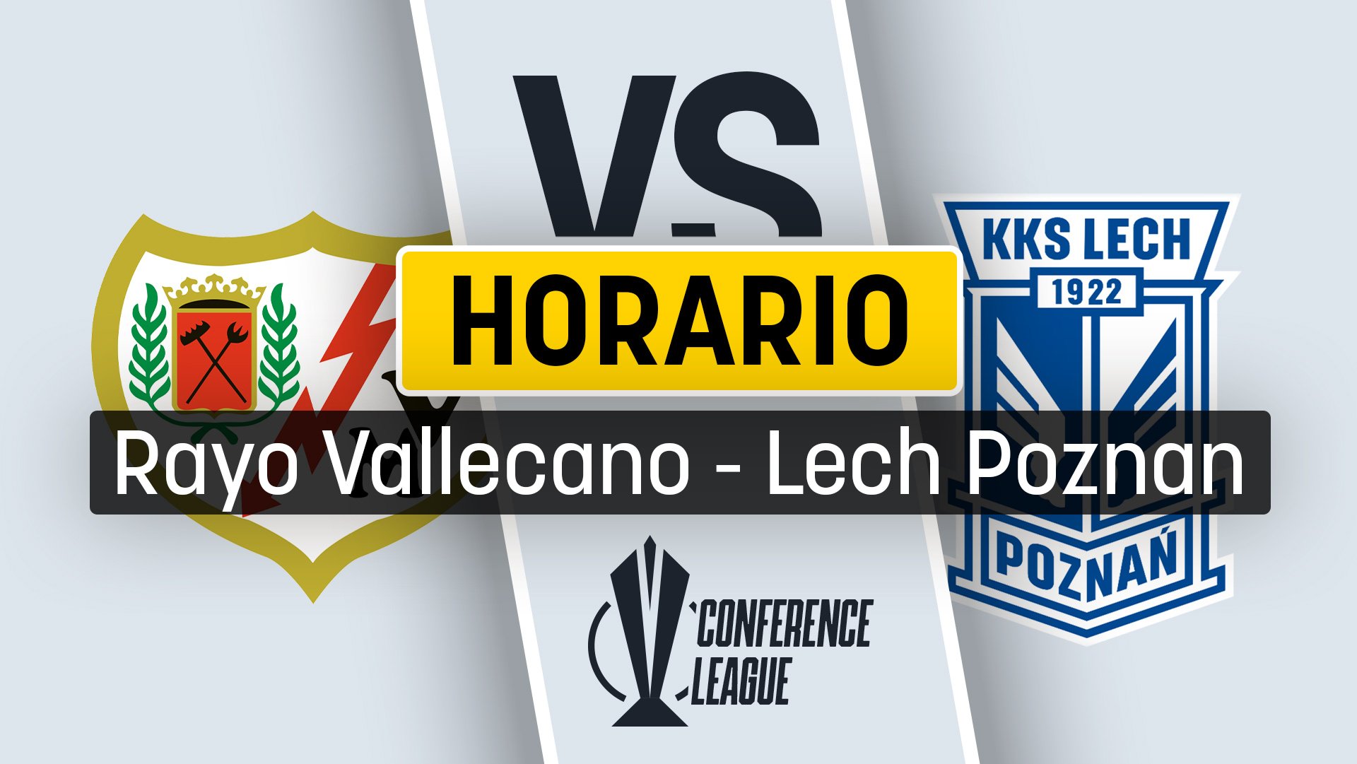 Cuándo juega el Rayo Vallecano contra el Lech Poznan: horario y dónde ver por TV en directo el partido de Conference League.