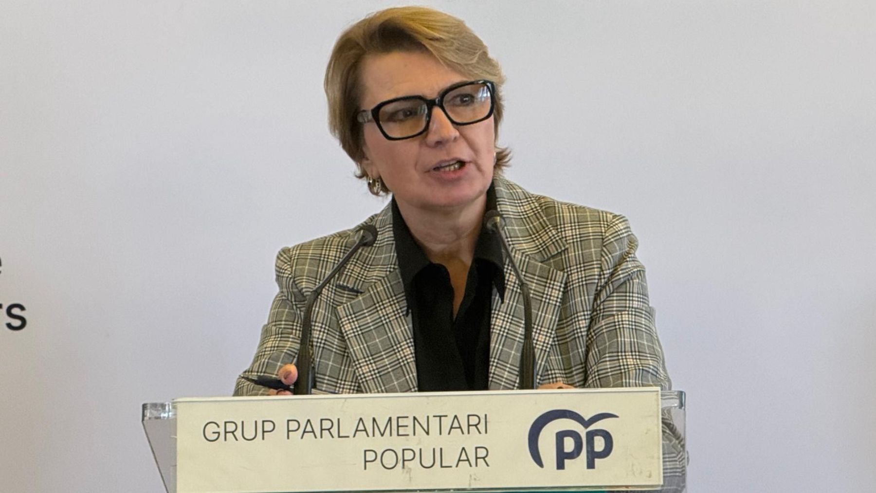 Marga Durán es la portavoz adjunta del PP en el Parlament.