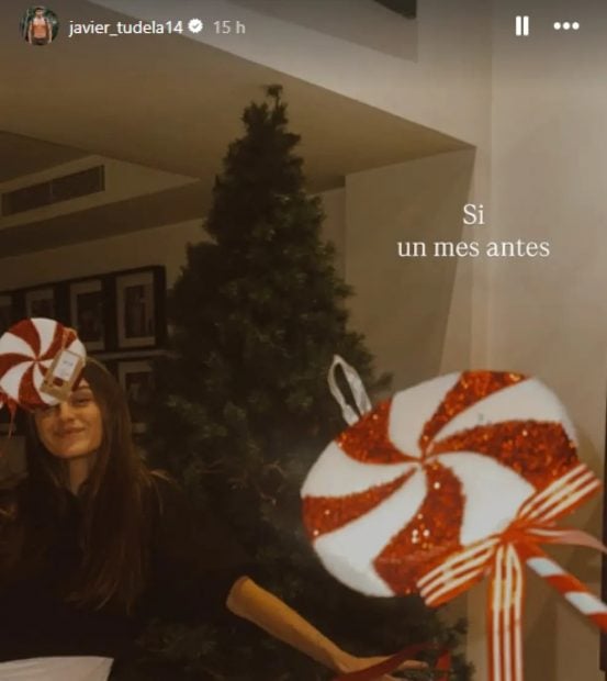 Marina Romero en una foto publicada por Javier Tudela, su pareja (Instagram).