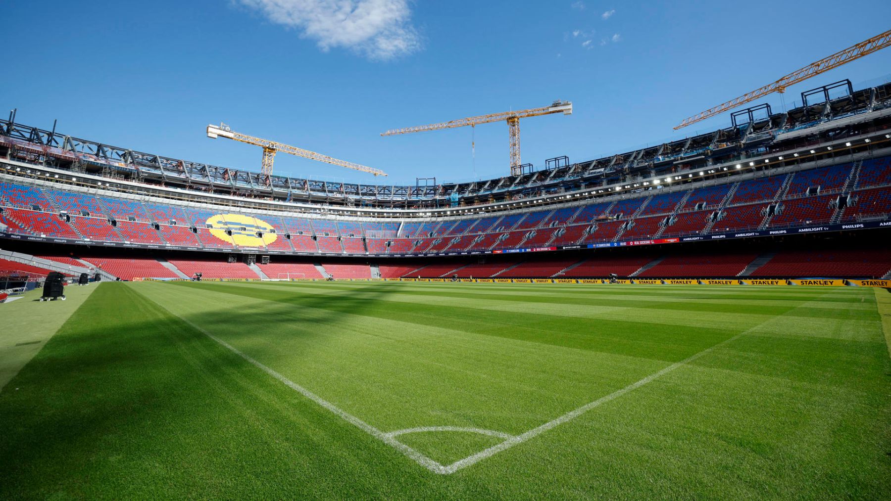 Las obras del Camp Nou. (FC Barcelona)