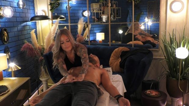 Soraya y Federico en First Dates. (Mediaset)