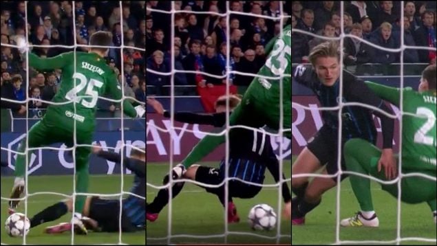 gol anulado, Brujas, Barcelona, Szczesny