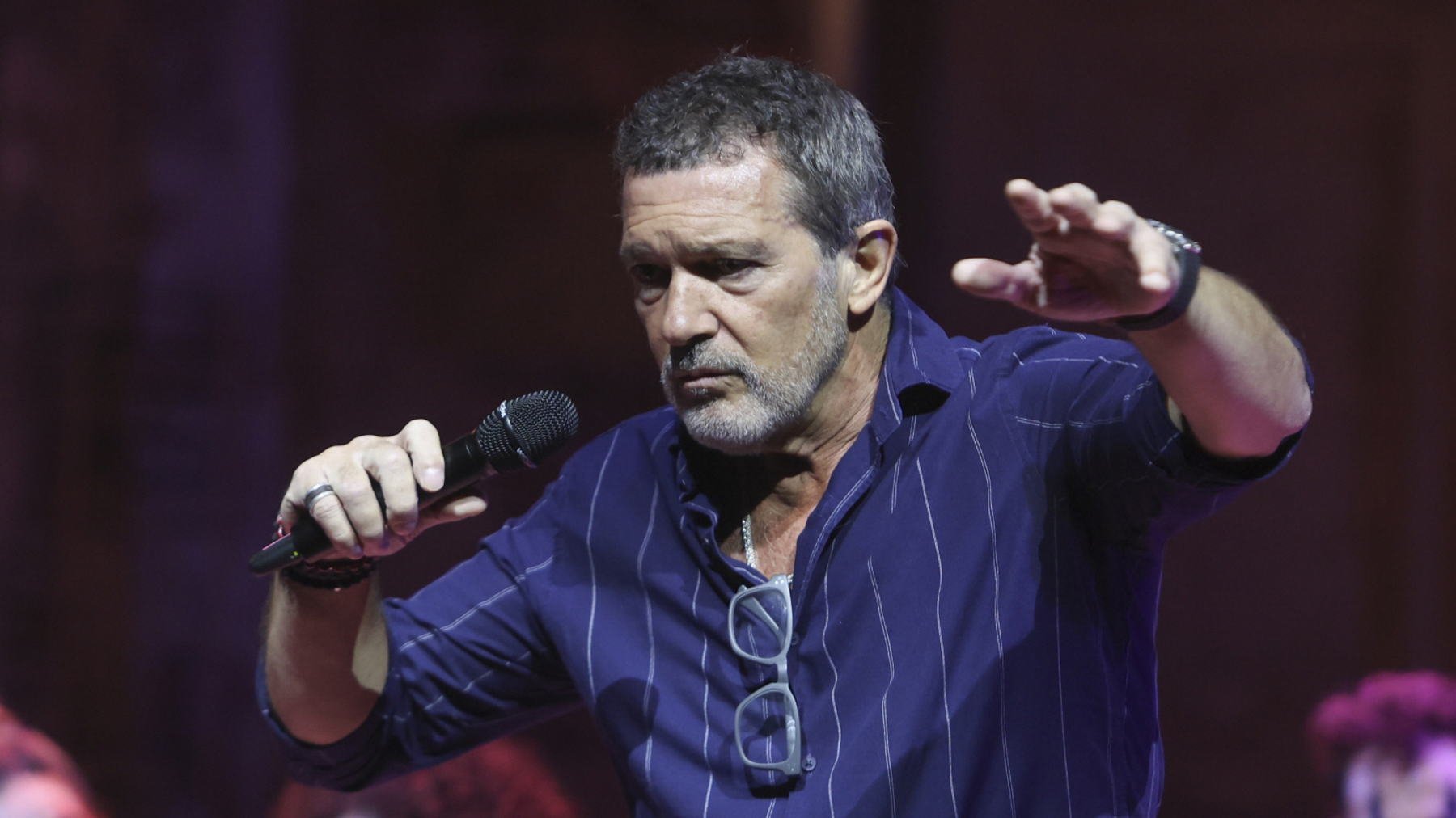 Antonio Banderas en el teatro. (Foto: Gtres)