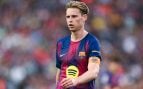 Frenkie de Jong, en un partido del FC Barcelona. (Getty Images)