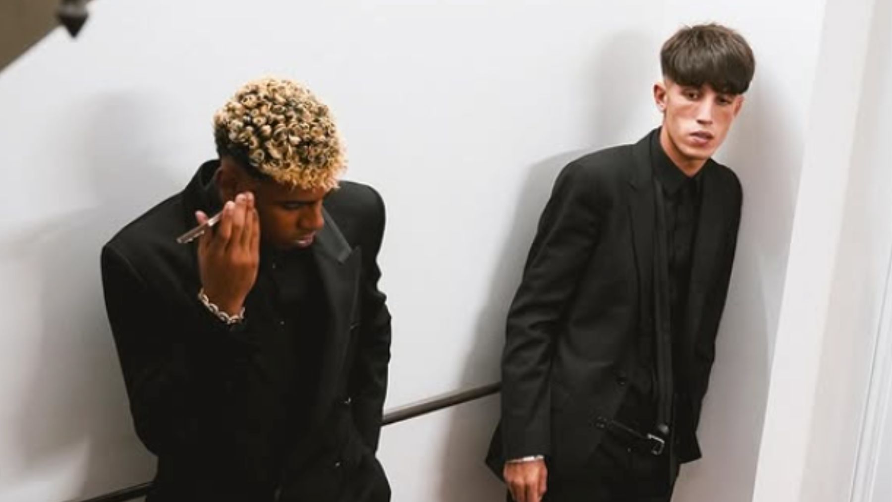 Lamine Yamal y su amigo Sohaib. (Instagram: @lamineyamal)