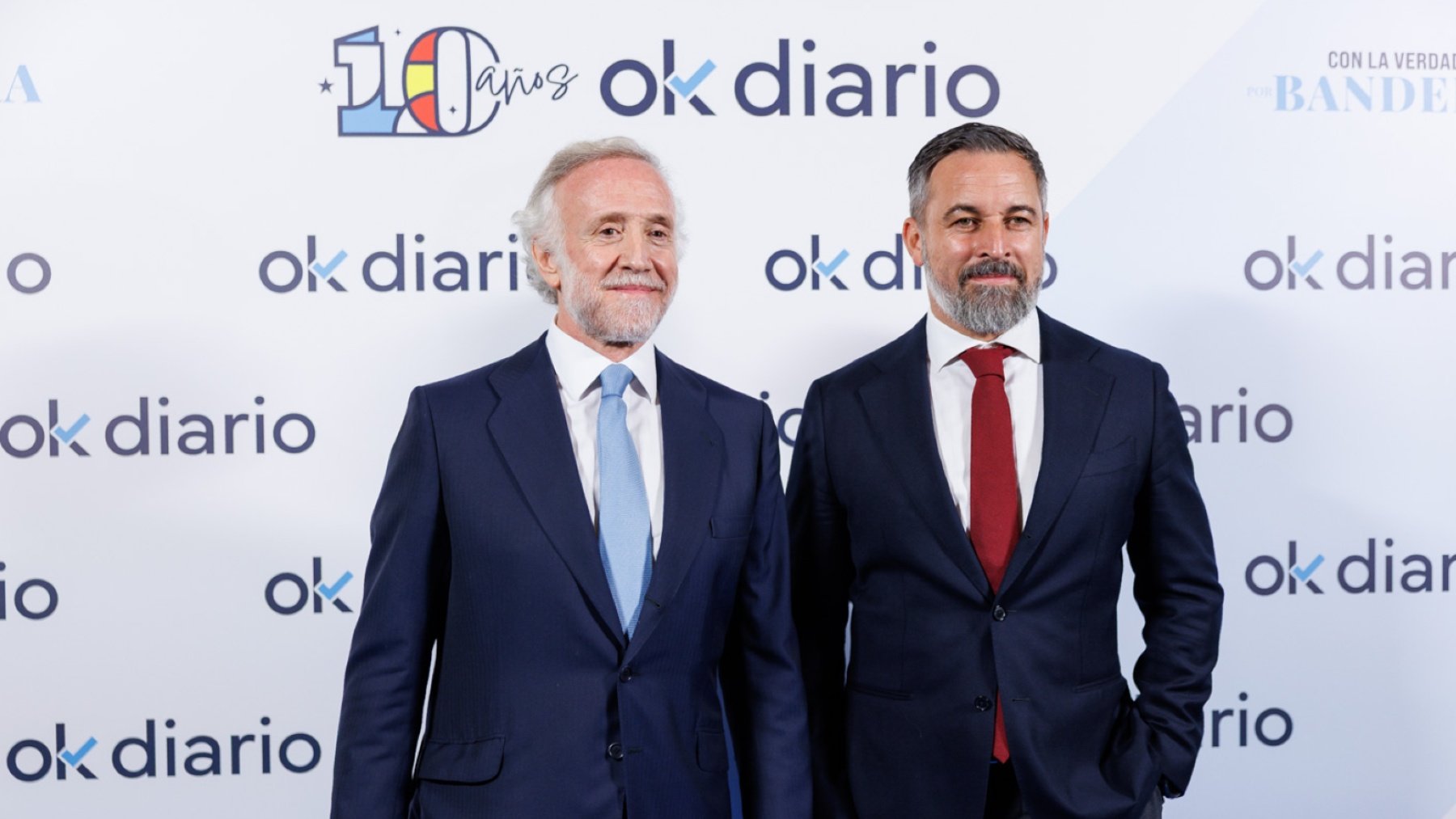 Abascal en la fiesta del X Aniversario de OKDIARIO: Necesitamos prensa combativa