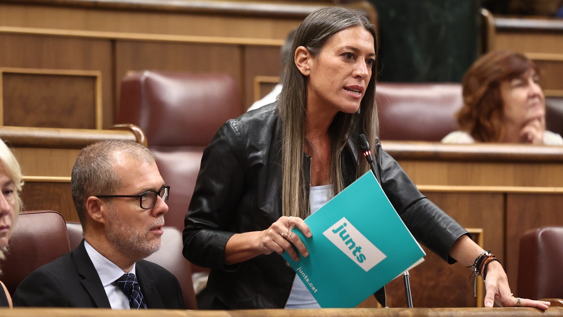Miriam Nogueras, portavoz de Junts, en el Congreso. (EP)