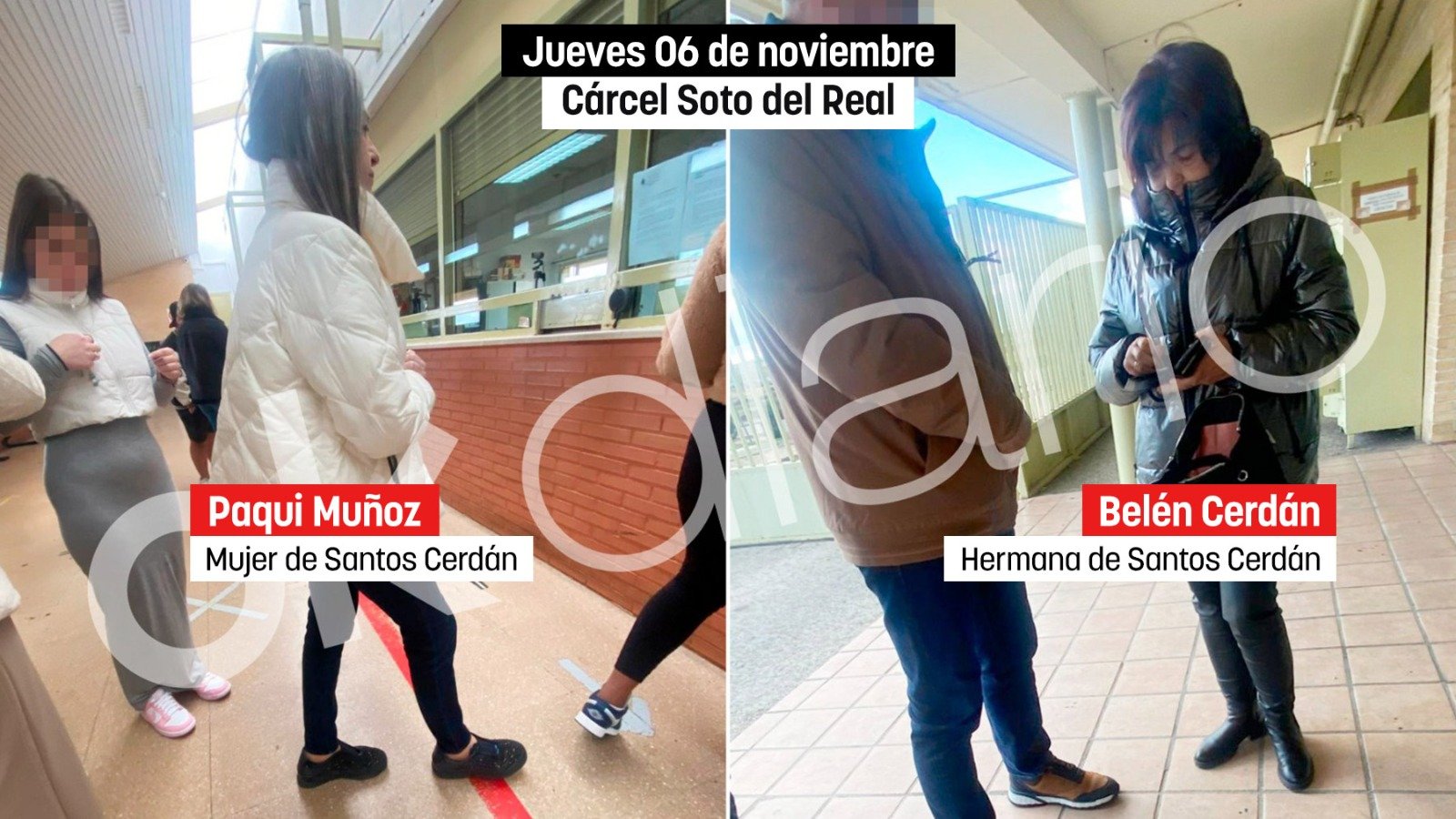OKDIARIO caza a Paqui, mujer de Cerdán, en el control de drogas de la cárcel en una visita a su marido