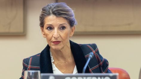 Yolanda Díaz, ministra de Trabajo.