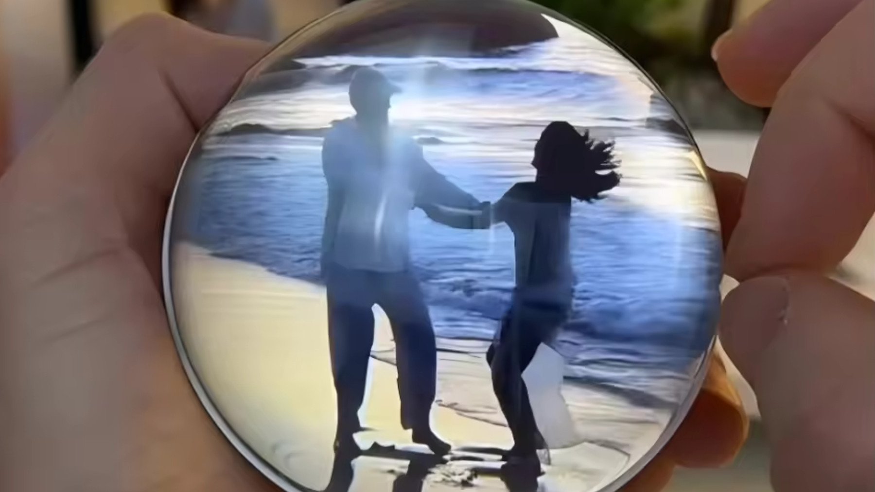 Bola de cristal de vídeo 3D