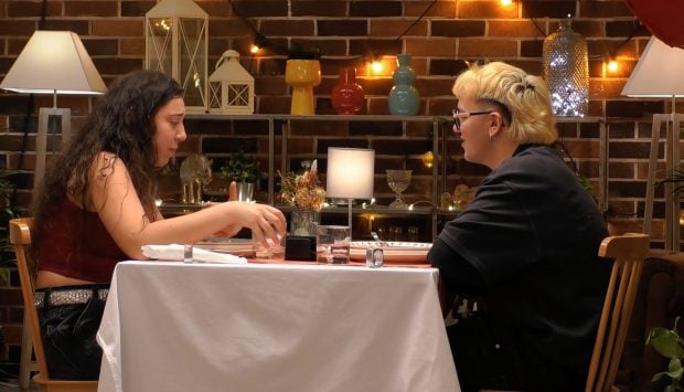 Inés y Guillermo, participantes de 'First Dates'. (Mediaset)