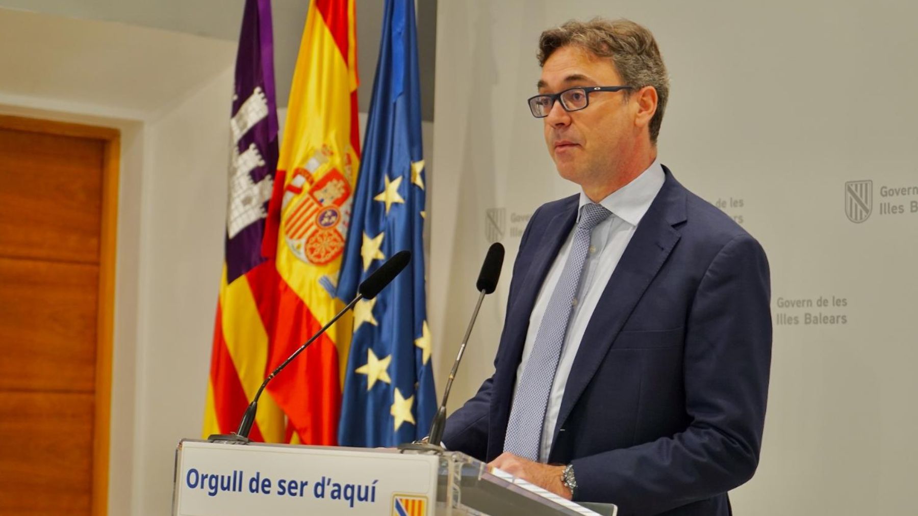 Toni Costa, portavoz del Govern balear.