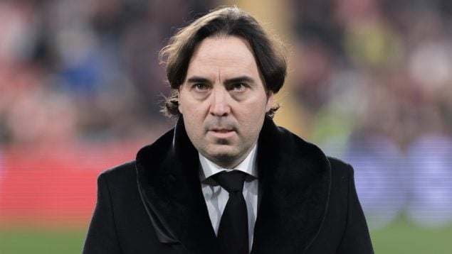 Martin Presa, en un partido del Rayo Vallecano. (Europa Press)