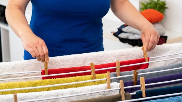Truco para secar la ropa