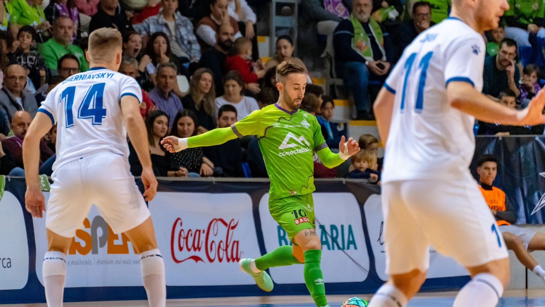 Imagen del último lles Balears Palma Futsal – Hit Kyiv.
