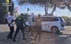 asalto violento cajera supermercado