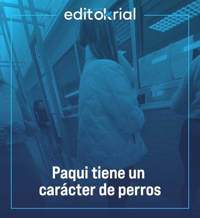 Paqui tiene un carácter de perros