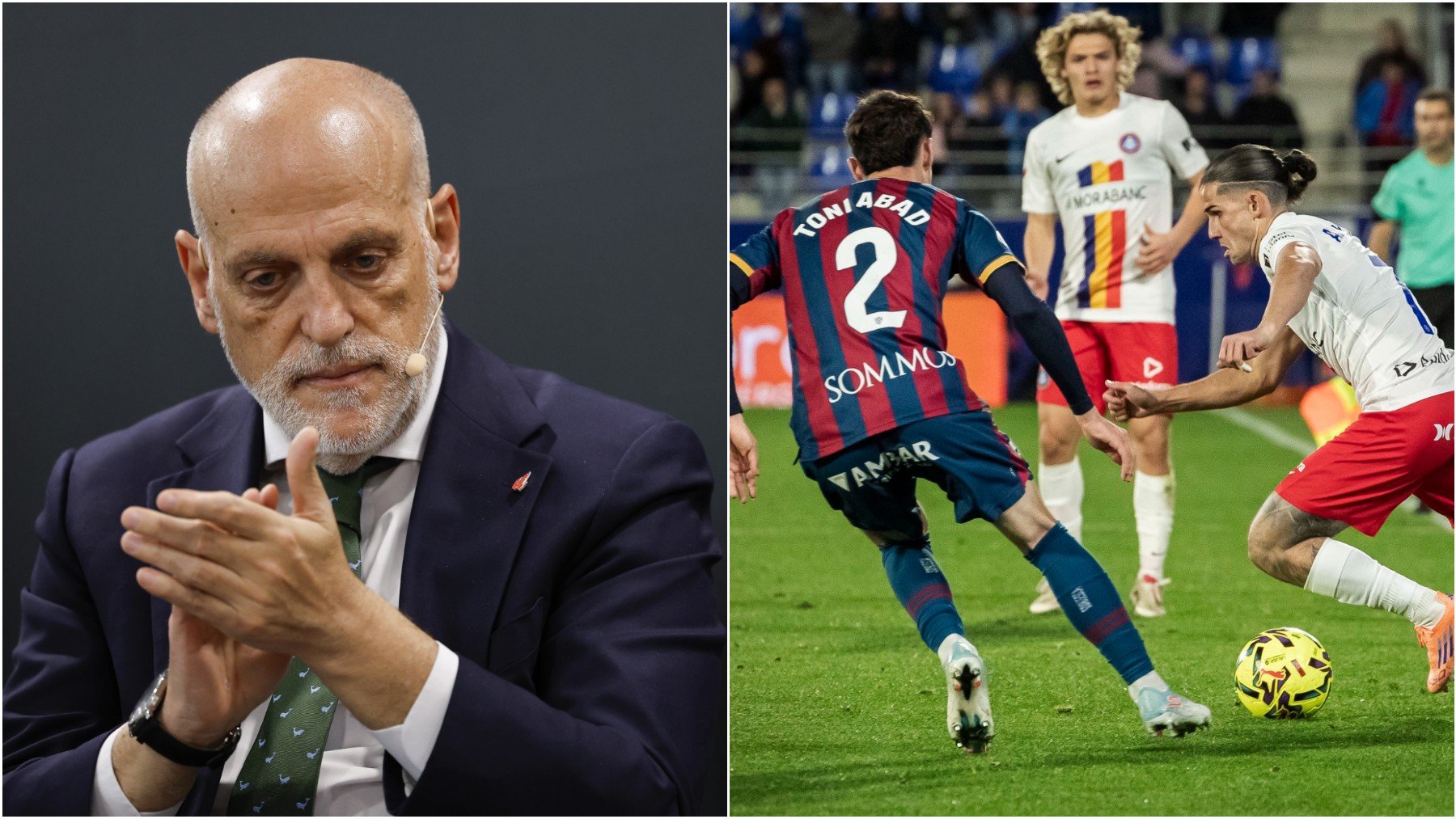 Tebas eleva su desprecio a la Segunda División: sin explicaciones ni perdón tras el apagón televisivo