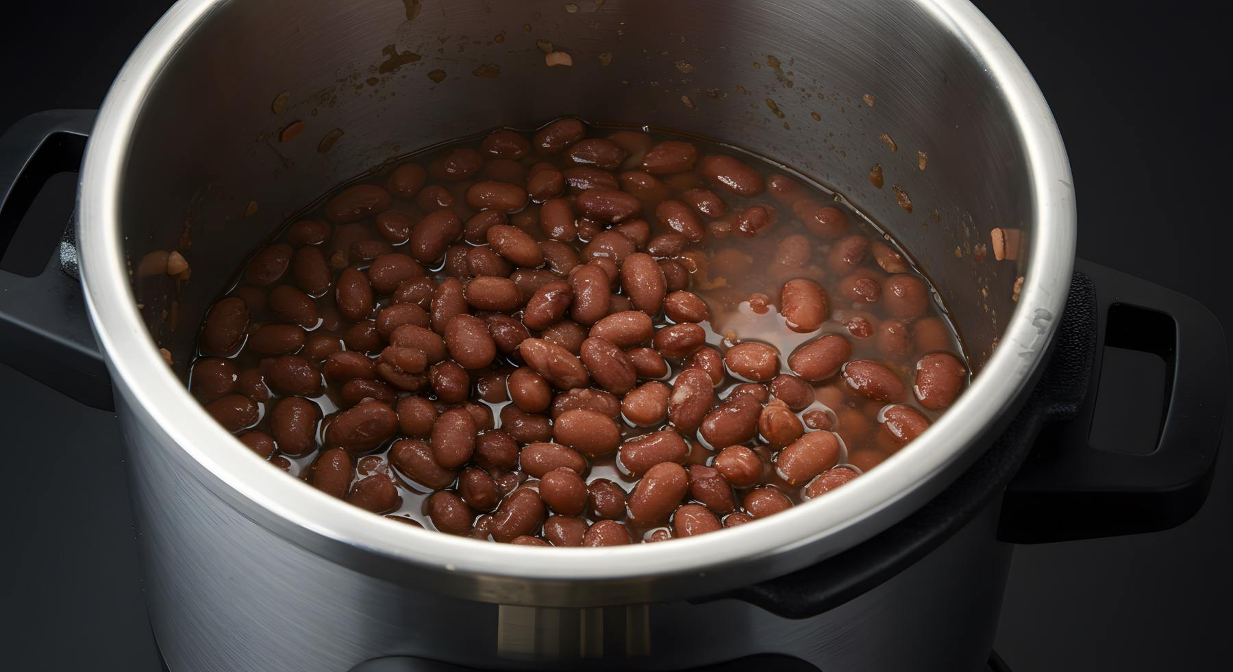 alubias en olla express.