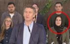 La llamativa imagen de una militante del PP con un hiyab en la comparecencia de Feijóo en Melilla