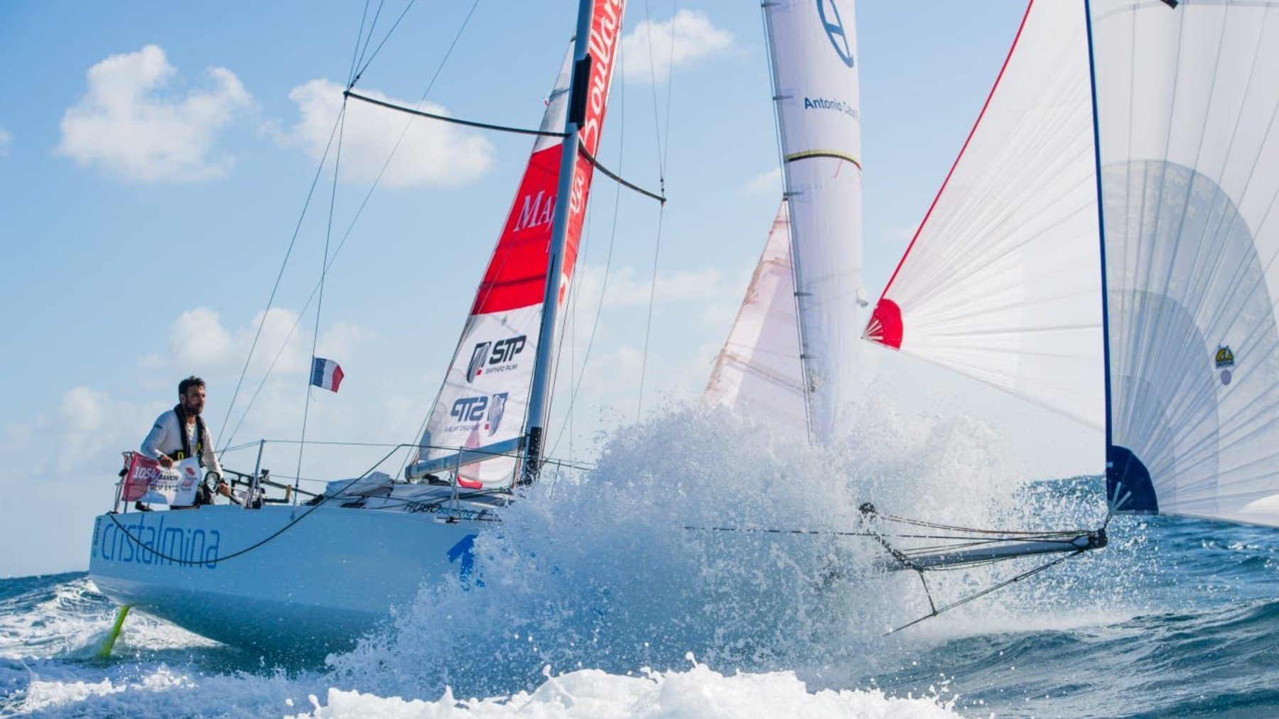 Hugo Ramón, a su llegada a Guadalupe.