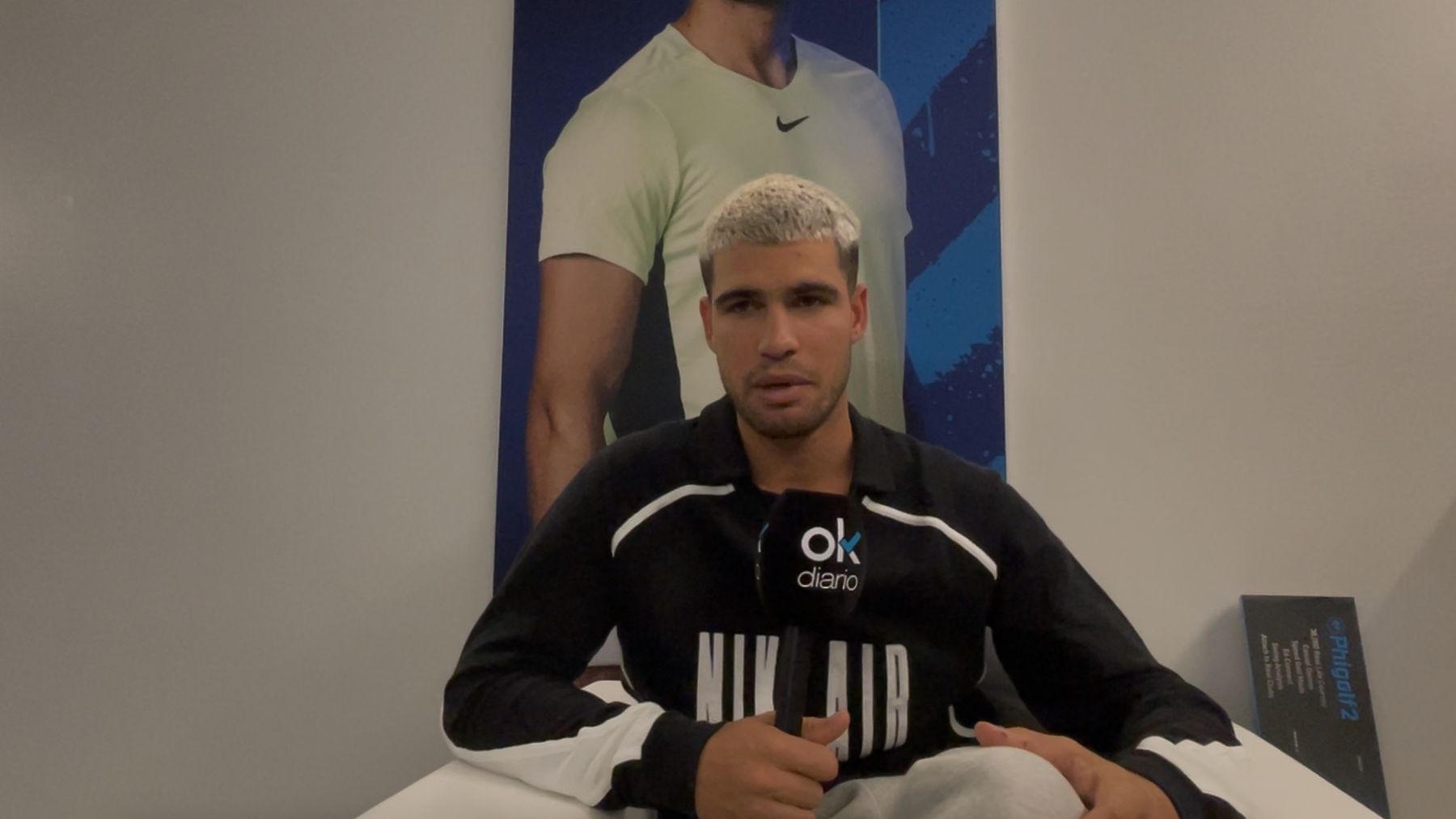 Alcaraz en su entrevista con OKDIARIO.