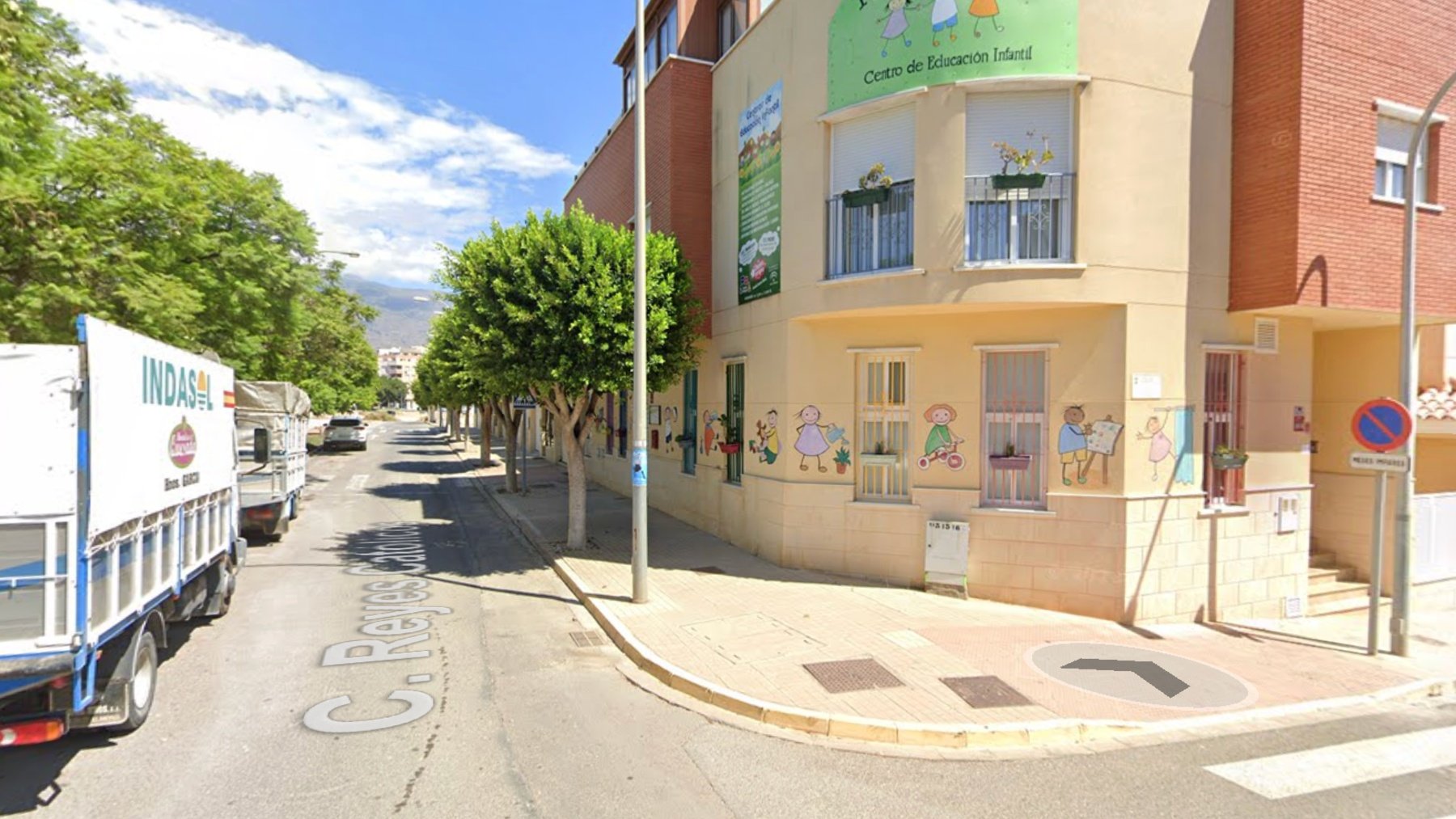 Calle Reyes Católicos, en El Ejido, lugar de los hechos.
