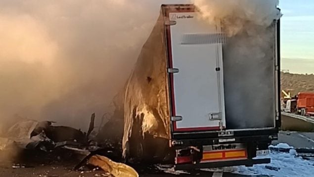 choque Camiones Tarragona