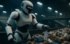 La combinación de inteligencia artificial y robótica puede ser clave para avanzar en el reciclaje de residuos. Generado por IA.