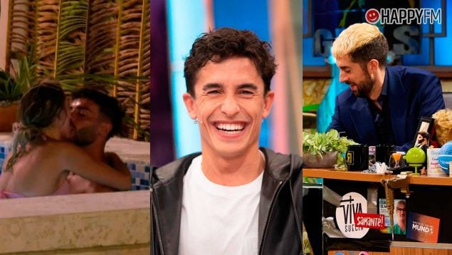 La isla de las tentaciones, Marc Márquez y David Broncano (Mediaset/Atresmedia/RTVE).