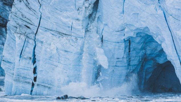 Glaciar de la Antártida