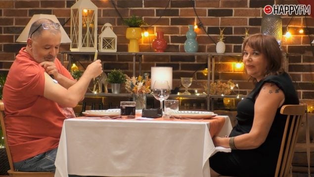 Jorge y Martha en First Dates. (Mediaset)