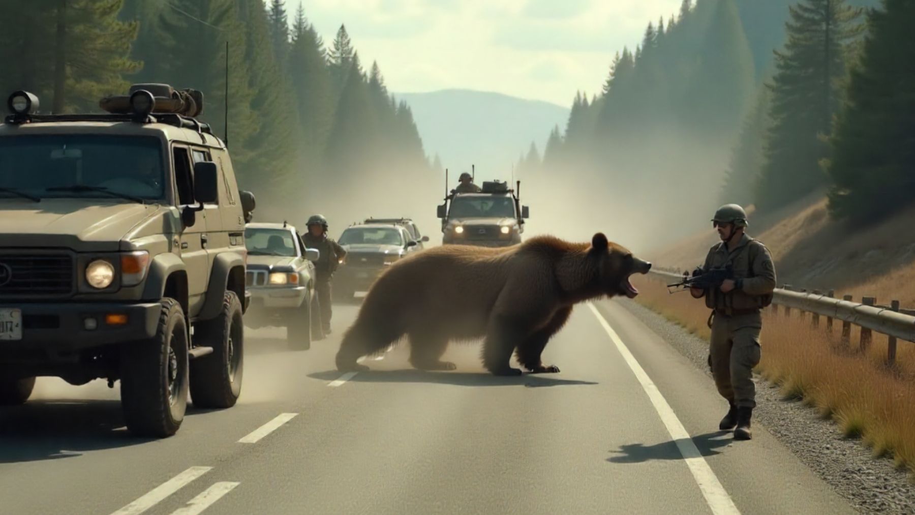 No es una película: uno de los países más avanzados del mundo despliega al ejército para frenar ataques de osos