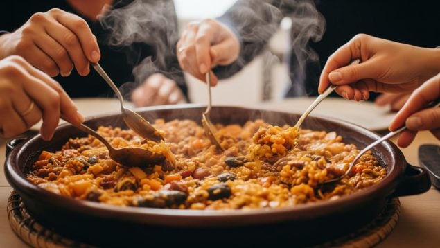 Receta de paella