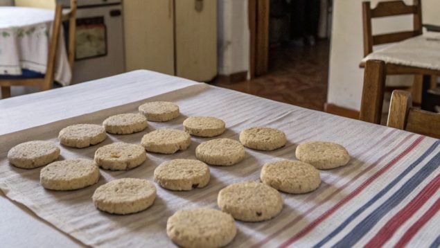 Polvorones, postre, comida, posguerra