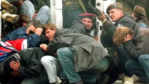 Avenida de los francotiradores, Bosnia, Serbia, Sarajevo, safaris humanos, cacerías, personas, caza, guerra de Bosnia, Balcanes