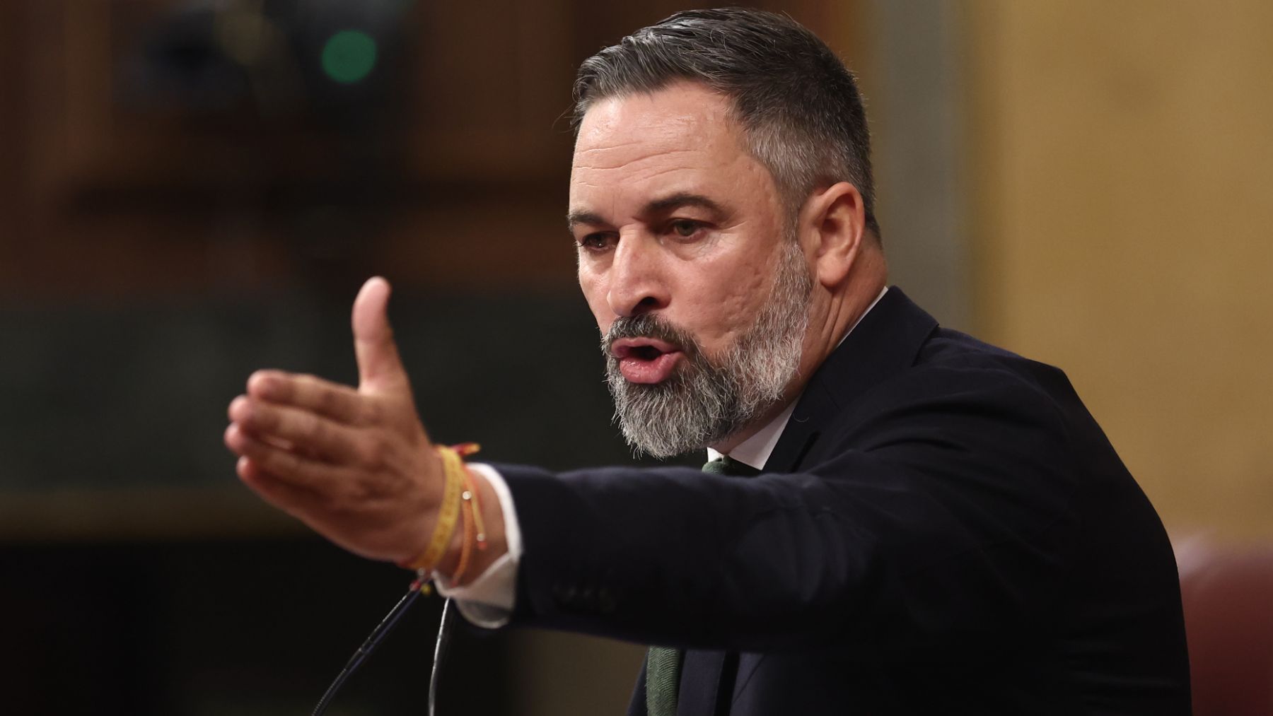 Santiago Abascal, este miércoles, en el Congreso. (EDUARDO PARRA / EUROPA PRESS).