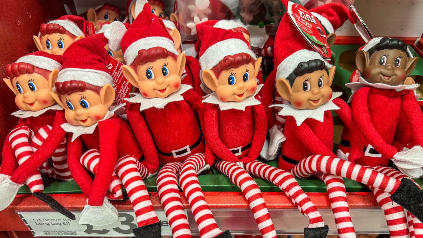 Elfo travieso de Navidad.