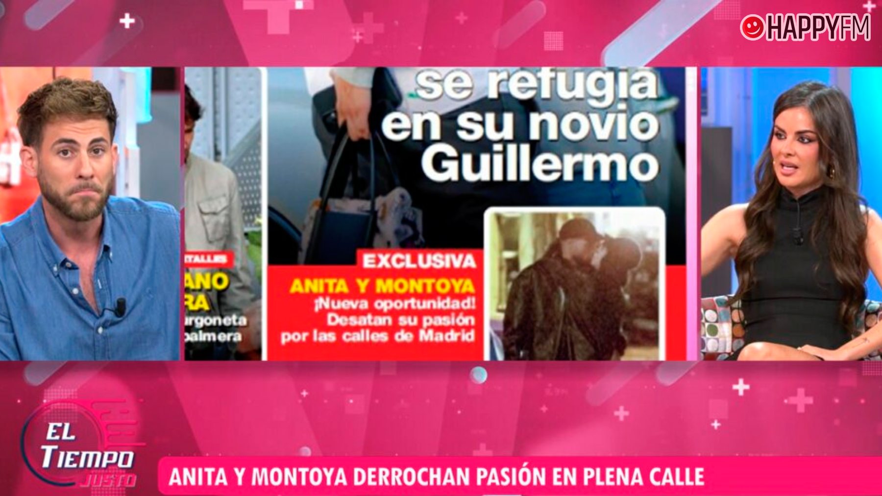 Anita Williams y Montoya en ‘El tiempo justo’. (Mediaset)