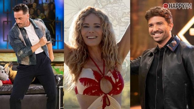 David Bustamente, Paula Vázquez y Pablo Alborán (RTVE/Atresmedia).