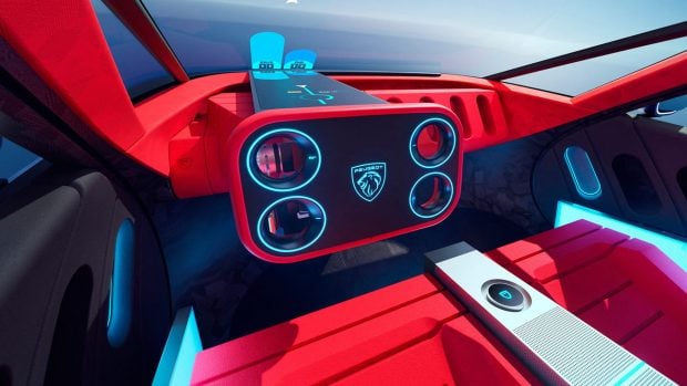 Volante del Peugeot Polygon Concept