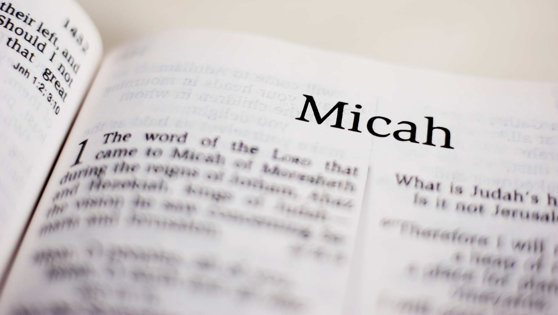 Miqueas en la Biblia.