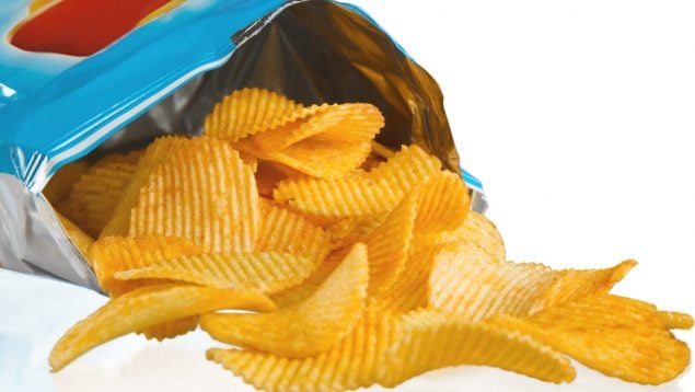 Una bolsa de patatas